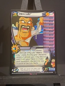 Dragon Ball Z CCG Hercule LV3 133 Buu Saga Unlimited Alt Foil Rare! - Bild 1 von 3