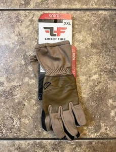 Guantes Line Of Fire Sortie Talla XXL 2XL Tácticos Combate Bronceados Hechos en EE. UU. NUEVOS CON ETIQUETAS - Imagen 1 de 5