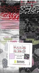 Benartex Wool Ewe Be Mine Strip-pies - Picture 1 of 2