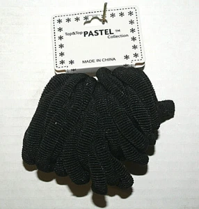 Top & Top Pastel Collection Scrunchies schwarz 24 Stück dehnbar - Bild 1 von 3
