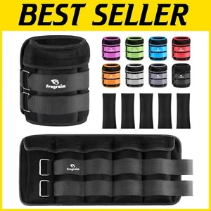 Adjustable 20 lbs Ankle Weights with Removable Sandbags for Effective Training - Picture 1 of 8