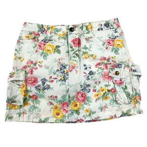 Polo Ralph Lauren Girl's Flower Floral Print Skirt w/pockets - White - Size: 14 - Picture 1 of 4