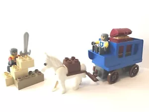 Duplo 4862 Ambush - π―% Complete Retired Horse And Cart Rare Knights Castle - Picture 1 of 8