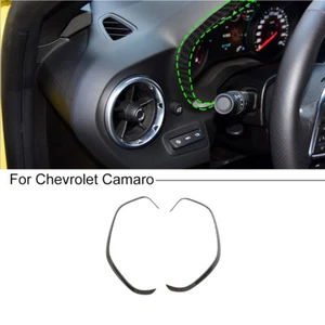 Dashboard Instrument Box Cover Trim Frame For Chevrolet Camaro 2016+Carbon Fiber - Picture 1 of 9