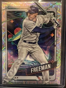 2024 Cosmic Chrome Freddie Freeman Nucleus Refractor #66 Dodgers World Series - Bild 1 von 3