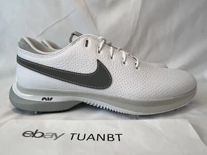 BRAND NEW Nike Air Zoom Victory Tour 3 White/Smoke Grey Golf Shoes DV6798-100 - Picture 1 of 6