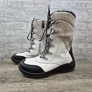 Santana Canada insulated waterproof winter boots womens size 37/7 white