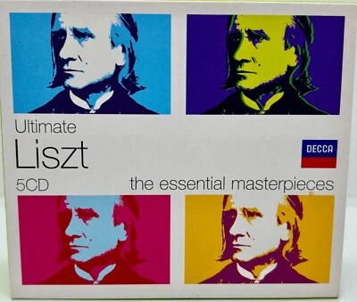 VERY GOOD+ - Liszt: Ultimate Liszt Essential Masterpieces - 5 CD Box Set IMPORT - Image 1 of 4
