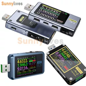 FNIRSI FNB58 FNB48P Digital USB Voltage Current Power Meter Voltmeter Ammeter - Picture 1 of 18