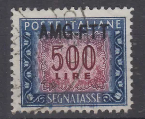 Trieste Area A 1949-54 Revenue Stamp 500 Lire Violet No.28 Used - Picture 1 of 1