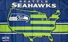 Seattle Seahawks NFL Flag 3x5 ft Sports Football Banner Man-Cave Garage