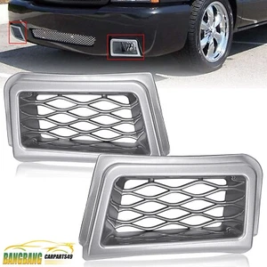 For 03-07 Chevy Silverado SS-Style Bumper Caliper Air Duct Insert Grille Cover - Picture 1 of 12
