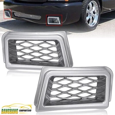 For 03-07 Chevy Silverado SS-Style Bumper Caliper Air Duct Insert Grille Cover - Image 1 of 4