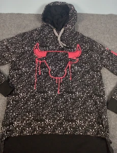 Chicago Bulls Hoodie Jordan Bare Fox King XXIII Large Unisex HERREN L Streetwear - Bild 1 von 19