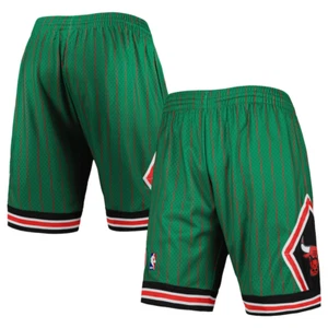 Mitchell & Ness Men's Chicago Bulls Green Reload 2.0 Swingman Shorts size L - Picture 1 of 7