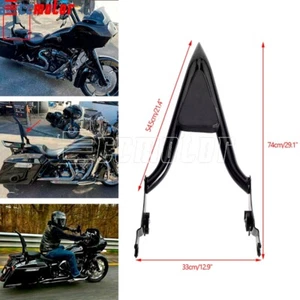 For Harley Touring Road Street Glide Road King 2009-2021 Tall Backrest Sissy Bar - Picture 1 of 8