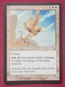 Magic The Gathering ODYSSEY AVEN ARCHER white card MTG - Picture 1 of 2