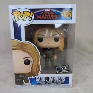 Funko Pop Carol Danvers #436 FYE Exclusive Captain Marvel Bobble-Head in Box - Bild 1 von 8