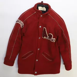 Giacca vintage Anc Lorette lana Varsity taglia XS rossa - Foto 1 di 7