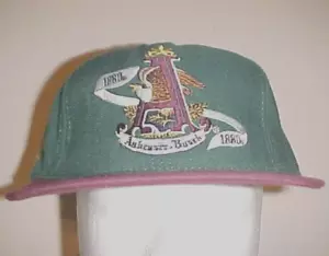 Gorra Anheuser-Busch 1880s Adulto Unisex Verde Granate Edición Coleccionista Talla Única - Imagen 1 de 4