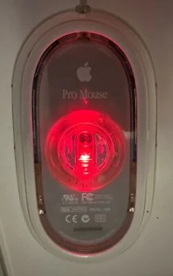 Vintage Genuine Apple USB Wired Optical Pro Mouse M5769 White - Image 1 of 4