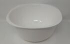 Premium Quality Eco Plastic Round Large Bowl 24Cm Pastal White Party Mixing Bbq