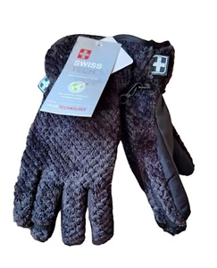 Guantes de esquí negros Swiss Tech Performance Gear•3M Thinsulate damas S/M - Imagen 1 de 6