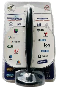 Acelluries Wonder Wand Mini TV Antenna Digitale 4K HDTV 1080P Base Magnetica - Foto 1 di 2