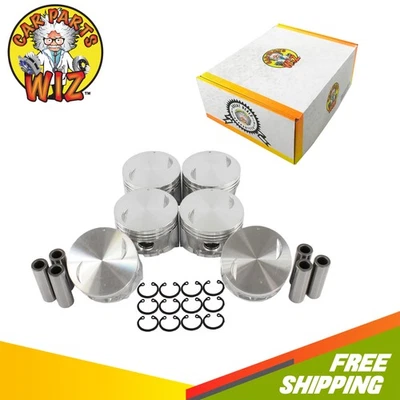 Engine Piston Set Fits 87-95 INFINITI Nissan 200SX 300ZX 3.0L VG30 - Image 1 of 2