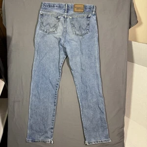 Wrangler Rugged Wear Jeans Herren 30x32 Blau Denim Faded Workwear Distressed Oil - Bild 1 von 5