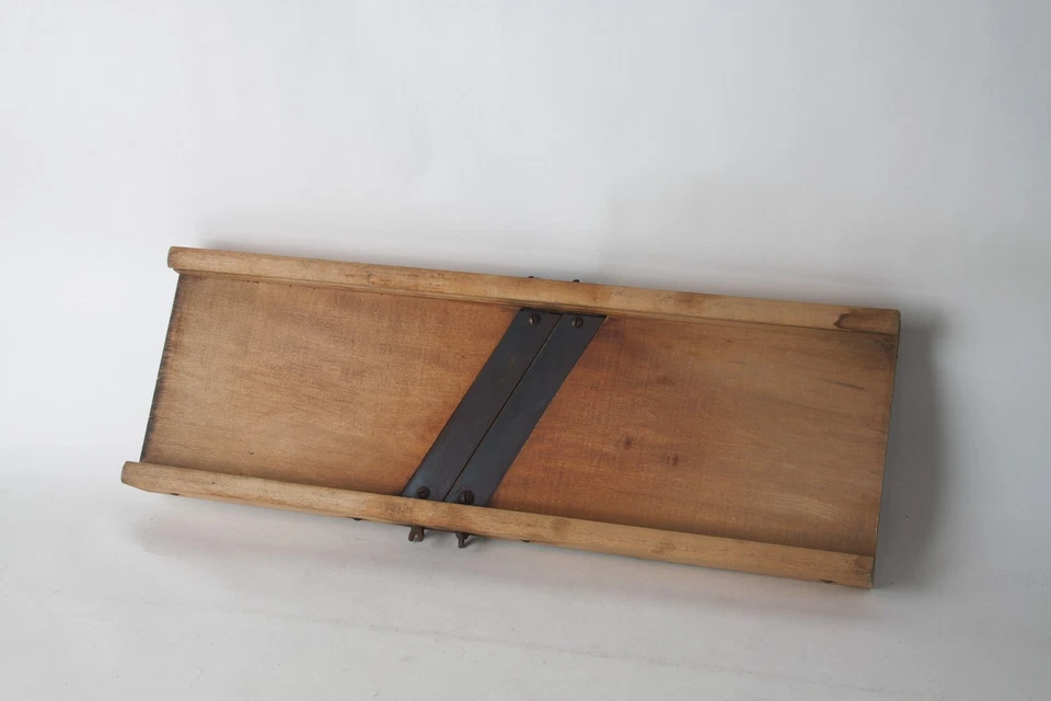 Antique Vintage Wood Cabbage Slaw Cutter 26 Inch - Image 1 of 4