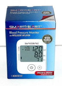SmartHeart Blood Pressure Monitor with Intelligent Infatuation English & Spanish - Picture 1 of 3