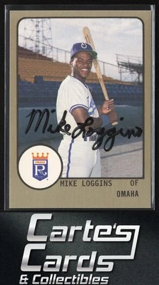 Mike Loggins 1988 ProCards #1504 Omaha Royals TTM/IP Signed Auto - Image 1 of 2