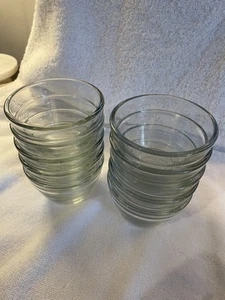 JUEGO DE 10 3/4 tazas 175 ml cuenco medidor/natillas vidrio transparente - Imagen 1 de 5