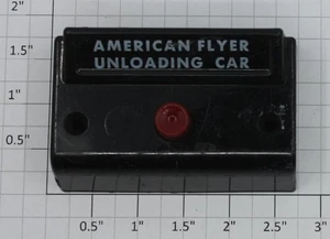 American Flyer XA10961J S Scale Unloading Car Control Button with Claw Terminals - Picture 1 of 2