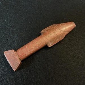 Hand Carved Stone Fish Arrow Shaped 4” - Picture 1 of 7