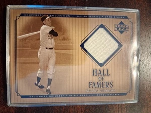 Brooks Robinson UD SP Legendary Cuts Game Jersey Card Baltimore Orioles HOF - Picture 1 of 2