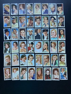 Cigarette Cards - Gallaher - Portraits of Famous Stars - Full set - Image 1 of 4