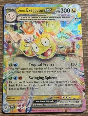 Alolan Exeggutor ex 133/191 Sv08: Surging Sparks Holo (L) - Image 1 of 2
