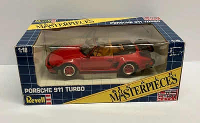 1:18 Revell PORSCHE 911 涡轮增压比例杰作红色压铸 — 第 1/4 张图片