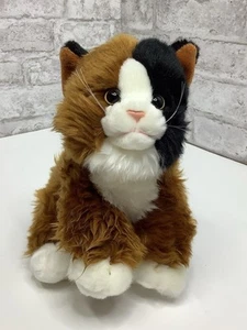 Animal Alley Peluche Calico Gato Gatito Animal Peluche Realista 8” Raro Difícil de Encontrar - Imagen 1 de 7