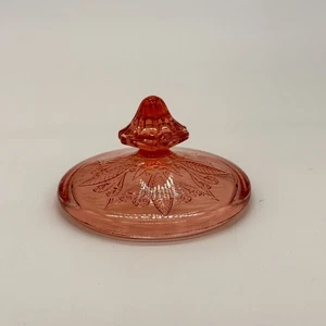 Coperchio di ricambio per zuccheriera Jeanette Glass Adam rosa 3,5" - Foto 1 di 8