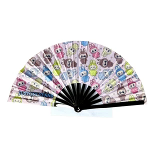 Soju Rave Hand Fan | Hand Fans | Festival/Events | Bamboo - Rave, Clacking EDM - Picture 1 of 3