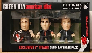 Green Day "American Idiot" 3“ Vinyl Figures Titans Hot Topic Exclusive NIB - Picture 1 of 6