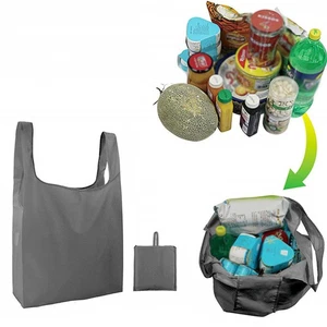 Bolsa de compras portátil reutilizable plegable bolsas de supermercado bolsa de utilidad - Imagen 1 de 11