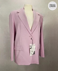 Weekend MaxMara Pink Materia Wool Blazer Size UK 8 Brand New Authentic RRP £435 - Picture 1 of 18