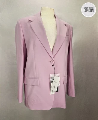 Weekend MaxMara Pink Materia Wool Blazer Size UK 8 Brand New Authentic RRP £435 - Image 1 of 4