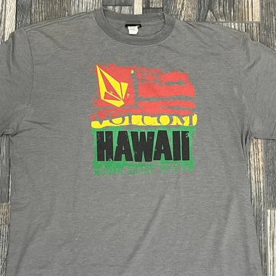 Vintage VOLCOM HAWAII North Shore SURF T-Shirt RARE Graphics XL - EUC - Image 1 of 4