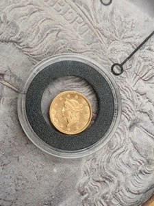 Gold 1854 P Type 1 Liberty Head eagle Brilliant TP-9876 - Picture 1 of 2