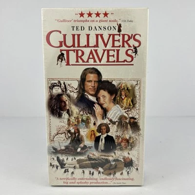 Sealed GULLIVER'S TRAVELS Ted Danson 2 VHS SET HALLMARK MOVIE Jim Henson SEALED - Image 1 of 4